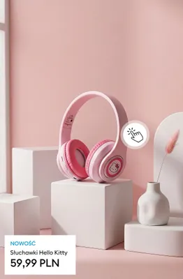 Słuchawki Hello Kitty promocja w Sinsay