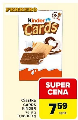 Ciastka Cards promocja w Carrefour Market