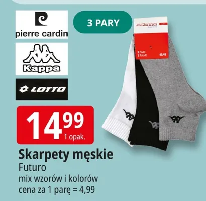 Skarpety męskie promocja w Leclerc