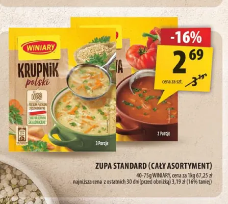 Zupa krupnik polski Winiary promocja w Arhelan