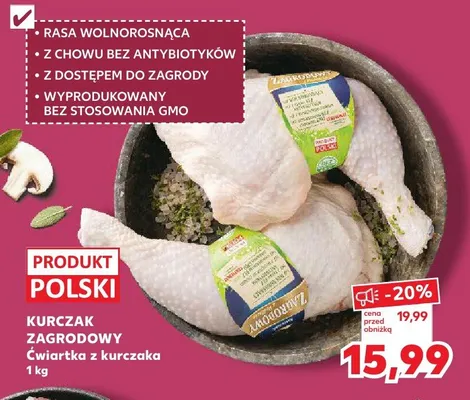 Kurczak zagrodowy ćwiartka z kurczaka promocja w Kaufland