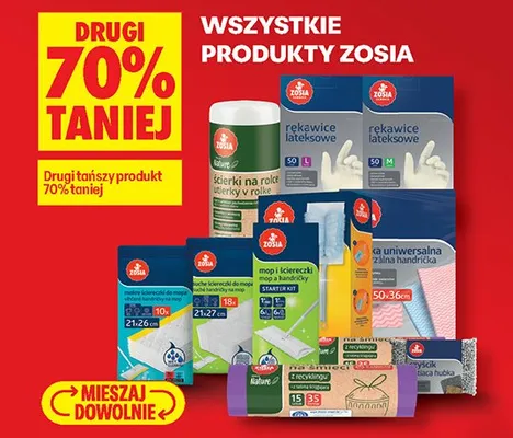 Produkty Zosia promocja w Biedronka