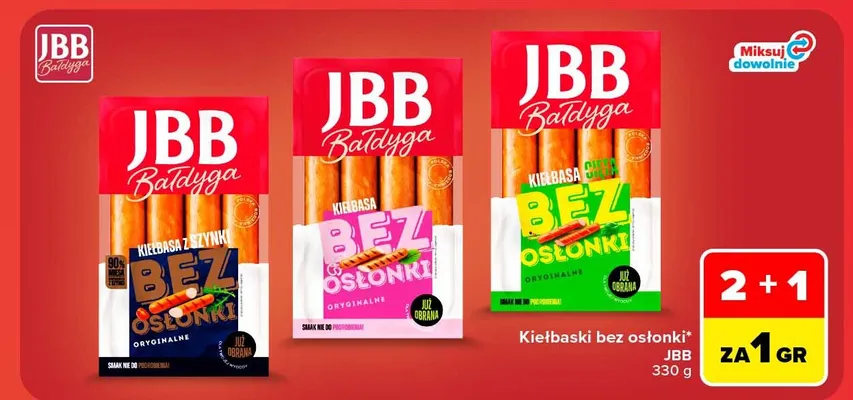 Kiełbasa bez osłonki promocja w Carrefour Market