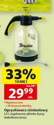 Opryskiwacz ciśnieniowy Bradas regulowana główka dyszy dodatkowa lanca promocja w Auchan