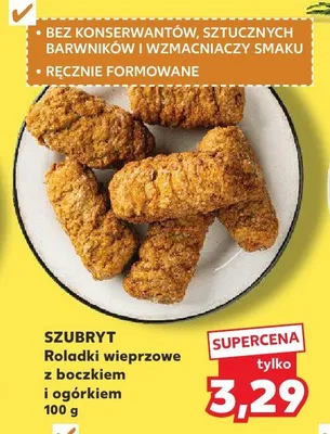 Roladki wieprzowe z boczkiem i ogórkiem promocja w Kaufland