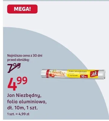 Folia aluminiowa promocja w Rossmann