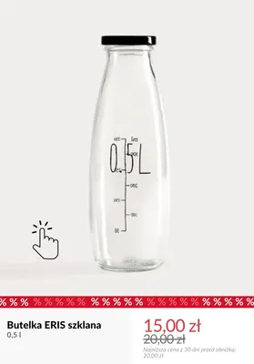 Butelka Eris szklana 0,5 l promocja w Homla