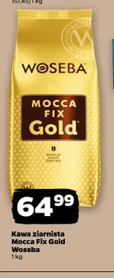 Kawa ziarnista Mocca Fix Gold Woseba promocja w Netto