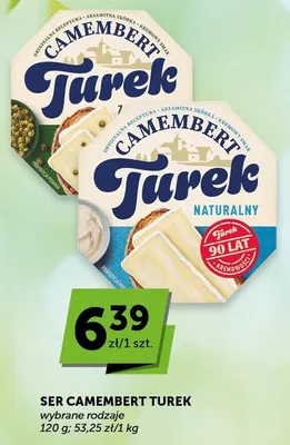 Ser camembert naturalny promocja w ABC