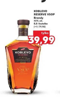 Brandy Reserve VSOP Koblevo promocja w Kaufland