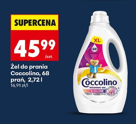 Żel do prania Coccolino Care Color promocja w Biedronka