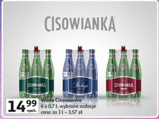 Woda Cisowianka promocja w Auchan