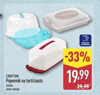 Pojemnik na tort Crofton promocja w Aldi