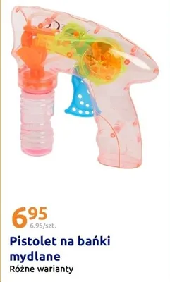 Pistolet na bańki mydlane promocja w Action
