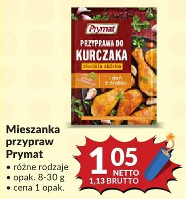 Mieszanka przypraw Prymat różne rodzaje promocja w Makro