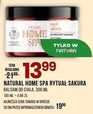 Balsam do ciała rytuał sakura promocja w Drogerie Natura