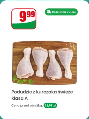 Podudzie z kurczaka świeże klasa A promocja w Dino