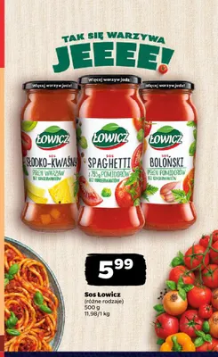 Sos słodko-kwaśny Łowicz promocja w Netto