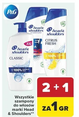 Szampon Head & Shoulders Classic XXL promocja w Carrefour Market