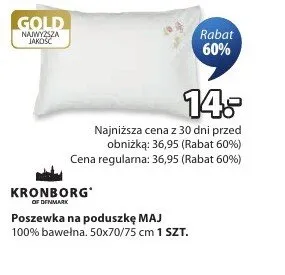 Poszewka na poduszkę MAJ promocja w Jysk