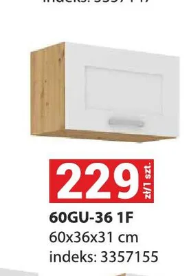 Szafka kuchenna Luna 60GU-36 1F 60x36x31cm promocja w Merkury Market