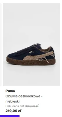 Obuwie deskorolkowe Puma niebieski promocja w Lounge by Zalando