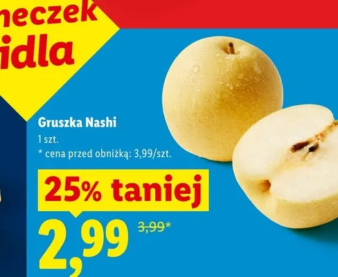 Gruszka Nashi promocja w Lidl
