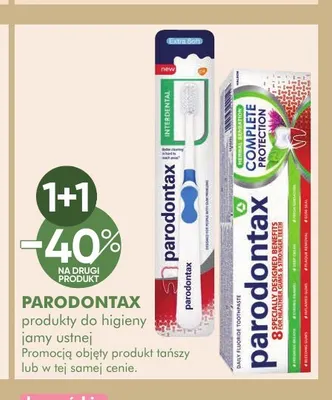 Produkty do higieny jamy ustnej Parodontax promocja w Super-Pharm