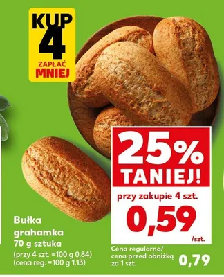 Bułka grahamka Auchan promocja w Kaufland