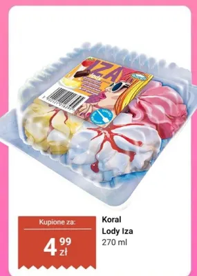 Lody Iza Koral promocja w Dino