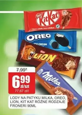 Lody na patyku Oreo promocja w Bingo