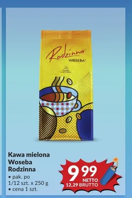 Kawa mielona Woseba Rodzinna promocja w Makro