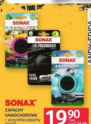 Zapach samochodowy Sonax Edel Dark promocja w Selgros