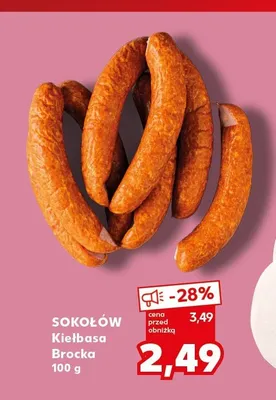 Kiełbasa Brocka Sokołów promocja w Kaufland