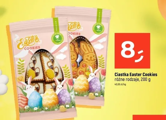Ciastka Easter Cookies różne rodzaje promocja w Dealz