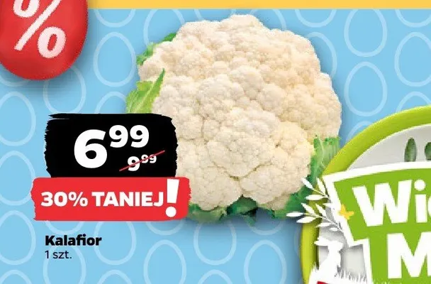 Kalafior 1 szt. promocja w Netto