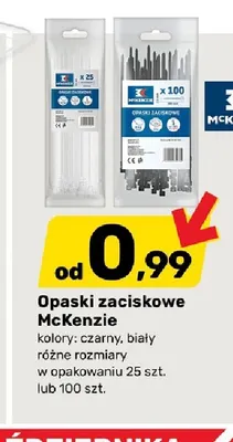 Opaski zaciskowe McKenzie promocja w Bricomarche