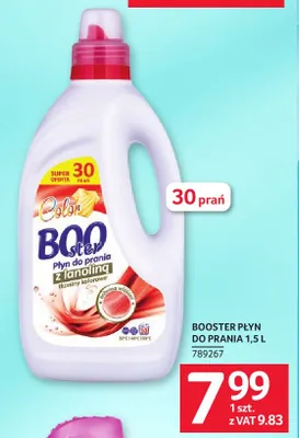 Płyn do prania Booster z lanoliną promocja w Selgros