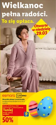 Piżamy i prześcieradła DRUGIE -50% promocja w Lidl