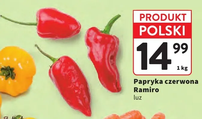 Papryka czerwona Ramiro promocja w Intermarche
