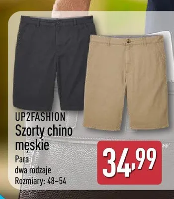 Szorty chino męskie UP2FASHION promocja w Aldi