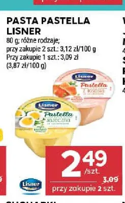 Pasta Pastella Lisner promocja w Stokrotka