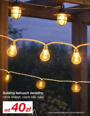 Łańcuch świetlny solarny promocja w KiK