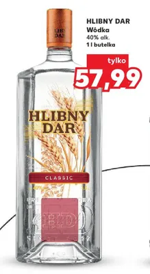 Wódka Hlibny Dar Classic promocja w Kaufland