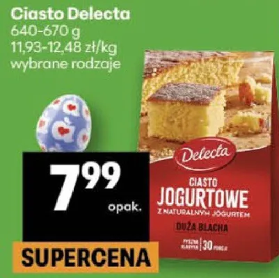 Ciasto Delecta promocja w Delikatesy Centrum