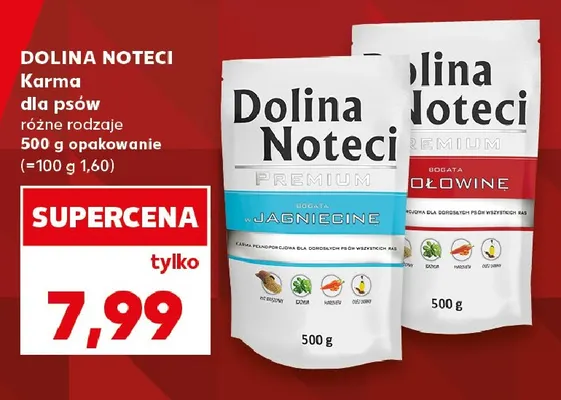 Karma dla psów Dolina Noteci promocja w Kaufland