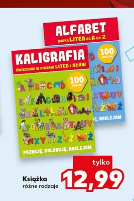 Książka Kaligrafia promocja w Kaufland