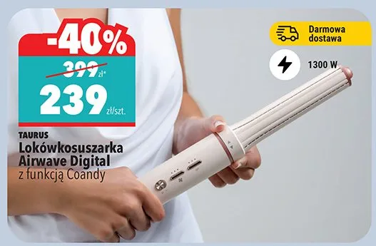 Lokówkosuszarka Airwave Digital z funkcją Coandy promocja w Biedronka