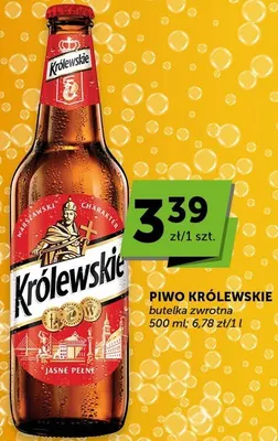 Piwo Królewskie Jasne Pełne promocja w Euro Sklep