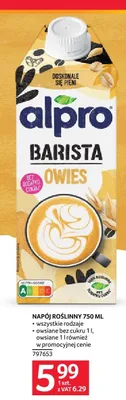 Napój roślinny owsiany Alpro Barista promocja w Selgros